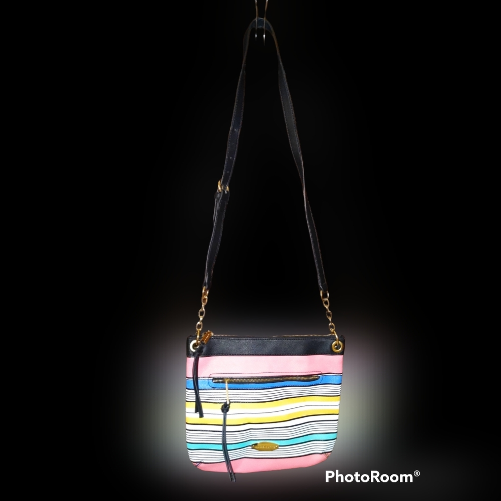 Liz Claiborne Womens "Jess" Striped Tote
